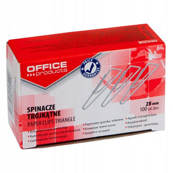 SPINACZE TRÓJKĄTNE OFFICE PRODUCTS, 28MM, 100SZT.,