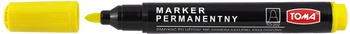 MARKER PERMANENTNY TOMA TO-202 OKRĄGŁY ŻÓŁTY