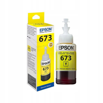 Tusz Epson T6734 C13T67344A do L800, L1800, L805, L850 żółty