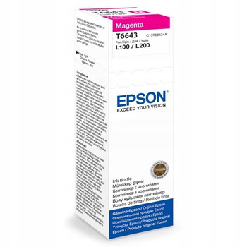 Tusz Epson T6643 C13T66434A do EcoTank L120, L1300, L355, ET-3600 czerwony