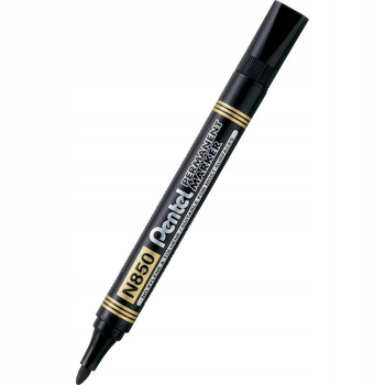 MARKER PERMANENTNY PENTEL N850 OKRĄGŁY CZARNY
