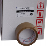TAŚMA PAKOWA FREEZER BRĄZOWA 48 X 60, 36 SZT.