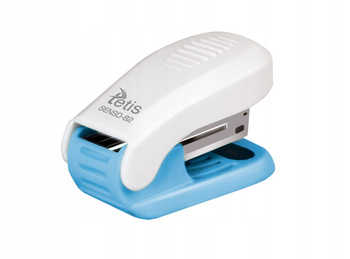 Zszywacz biurowy Tetis Senso 82 niebieski zszywa do 12 kartek na zszywki 24/6