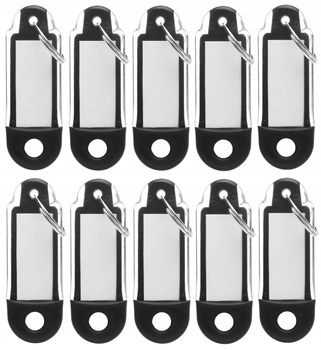 ZAWIESZKI , BRELOCZKI , IDENTYFIKATORY DO KLUCZY CZARNE