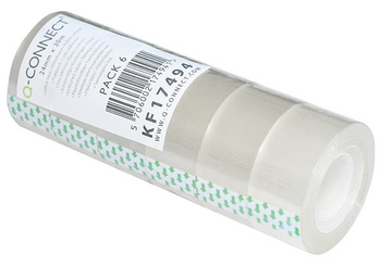 Taśma biurowa samoprzylepna transparentna 24mm x 30m 6 sztuk