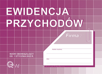 DRUK EWIDENCJA PRZYCHODÓW RYCZAŁT A5 R1H