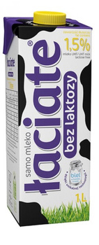 Mleko ŁACIATE, bez laktozy 1,5%, 1L