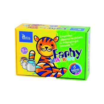 FARBY PLAKATOWE INTENSYWNE 6 KOLORÓW, TETIS