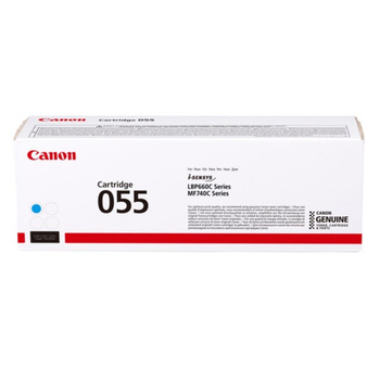 Toner Canon CRG055C do  i-SENSYS LBP-663Cdw, 664Cx, MF742Cdw, MF744 Cdw, MF746Cx niebieski