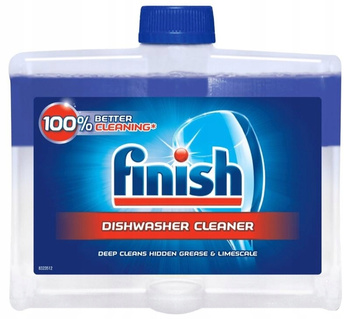PŁYN DO CZYSZCZENIA ZMYWARKI FINISH REGULAR 250ML NIEBIESKI