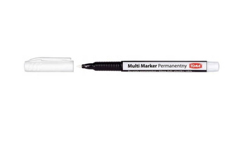 Marker permanentny biały MULTI MARKER wodoodporny tusz pigmentowy 1,5 mm