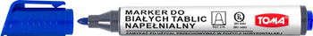MARKER DO TABLIC SUCHOŚCIERALNYCH NAPEŁNIALNY OKRĄGŁY TOMA NIEBIESKI