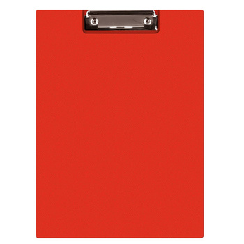 KLIP A5 TECZKA CZERWONA, CLIPBOARD ZAMYKANY PVC