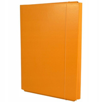 TECZKA NA DOKUMENTY Z GUMKĄ SKRZYDŁOWA A4 35MM POMARAŃCZOWA