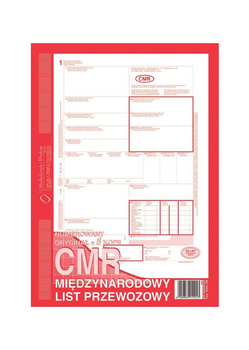DRUK CMR 800-3N (1+5) MIĘDZYNARODOWY LIST PRZEWOZOWY