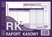 DRUK RAPORT KASOWY A5, 411-3
