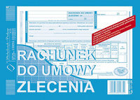 DRUK RACHUNEK DO UMOWY ZLECENIA A5, 511-3R