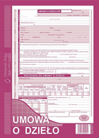 DRUK UMOWA O DZIEŁO A4, 510-1