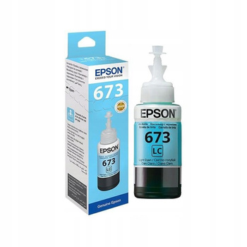 Tusz Epson T6735 C13T67354A do L800, L1800, L805, L850 jasny niebieski