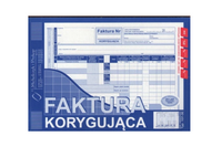 DRUK FAKTURA VAT A5 KORYGUJĄCA, 107-3E