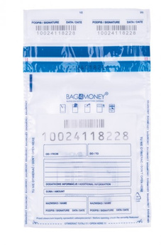 Office Products koperta bezpieczna M5 150×220 mm transparentna 50 sztuk