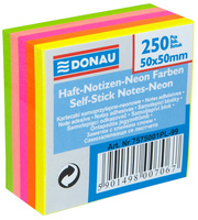 KARTECZKI SAMOPRZYLEPNE KOSTKA 50X50MM 250 KART KOLOROWA