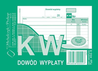 DRUK DOWÓD WYPŁATY A6 , KW 402-5