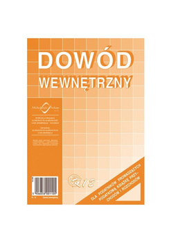 DRUK DOWÓD WEWNĘTRZNY A5, K12