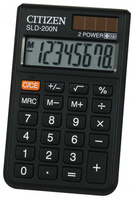 KALKULATOR KIESZONKOWY CITIZEN SLD-200NR, 8-CYFROWY