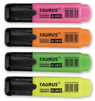 ZAKREŚLACZ TAURUS KOMPLET 4 KOLORY