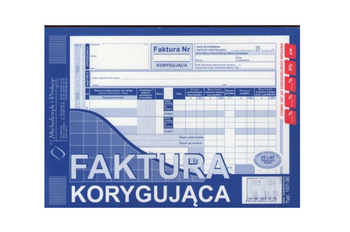 DRUK FAKTURA VAT A5 KORYGUJĄCA, 107-3E