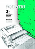 DRUK POLECENIE PRZELEWU A4 PODATKI 2-ODC. F-130-2