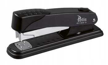 Tetis zszywacz metalowy czarny zszywa do 25 kartek na zszywki 24/6