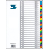 PRZEKŁADKI DO SEGREGATORA LAMINOWANE A4 TEKTUROWE A-Z