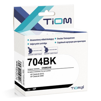 Tusz Tiom do HP 704BK CN692AE DeskJet 2010 2060 czarny