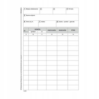 DRUK WYWIESZKA MAGAZYNOWA A6, 50 KART,  347-5