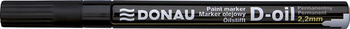 MARKER OLEJOWY DONAU D-OIL, OKRĄGŁY, 2,2MM, CZARNY
