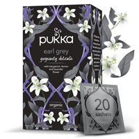 Herbata Pukka Gorgeous Earl Grey BIO czarna z bergamotką 20 torebek