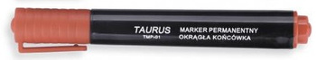 MARKER PERMANENTNY TAURUS CZERWONY 1 SZTUKA