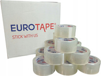 TAŚMA PAKOWA AKRYL PRZEZROCZYSTA 48 X 50, 36 SZT.