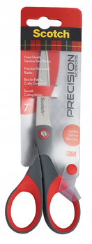 Scotch Precision nożyczki 18 cm precyzyjne nożyczki biurowe i szkolne
