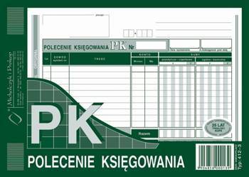 DRUK POLECENIE KSIĘGOWANIA A5, SAMOKOPIA, 412-3