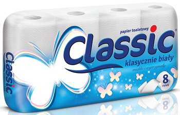 PAPIER TOALETOWY CELULOZOWY VELVET CLASSIC 8 ROLEK