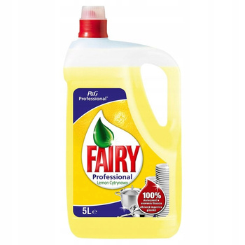 PŁYN DO MYCIA NACZYŃ FAIRY LEMON, PROFESJONALNY, 5L