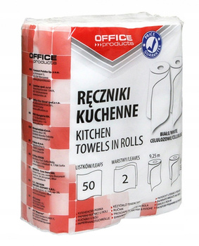 RĘCZNIKI KUCHENNE CELULOZOWE OFFICE PRODUCTS 2 ROLKI