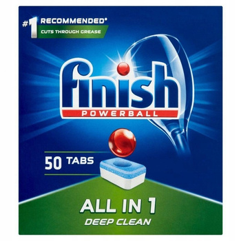 TABLETKI DO ZMYWARKI FINISH ALL-IN-ONE POWERBALL, 50 SZT