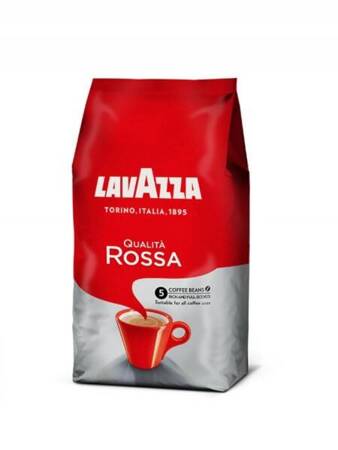 KAWA LAVAZZA QUALITA ROSSA, ZIARNISTA, 1 KG