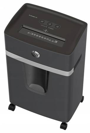 NISZCZARKA HP PRO SHREDDER 15CC, ŚCINKI, P-4, 15 KART., 20L, CIEMNOSZARA