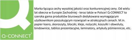 NOŻYCZKI BIUROWE Q-CONNECT KLASYCZNE 21CM CZARNE