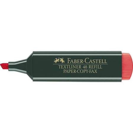 ZAKREŚLACZ FABER- CASTELL 1548 CZERWONY